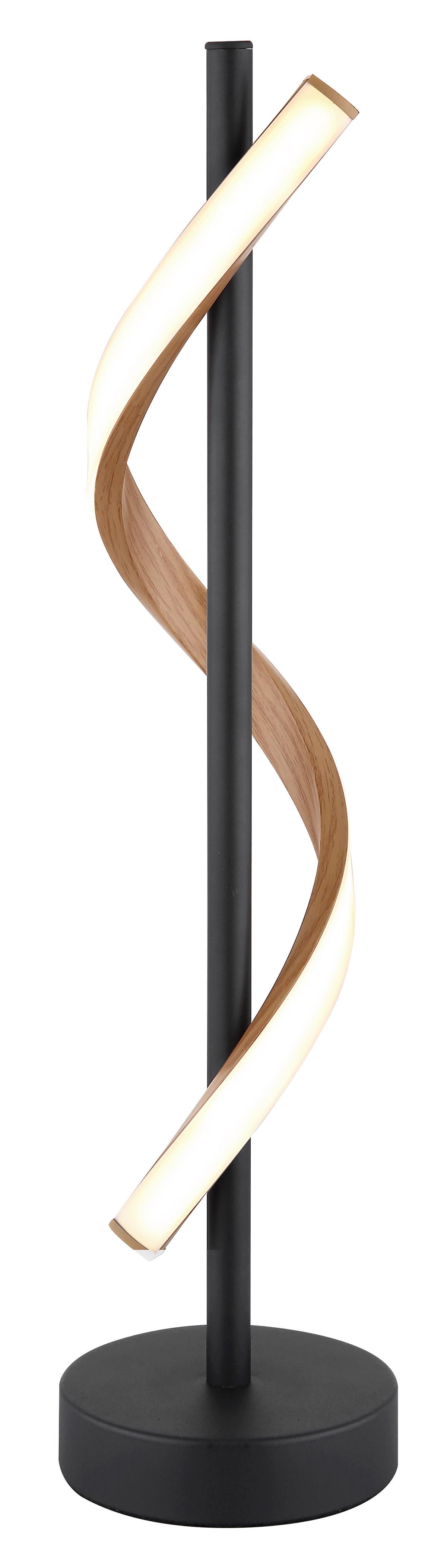 LED-TISCHLEUCHTE 67354T WATKINS - Weiss/Schwarz, Design, Kunststoff/Metall (15,5/49,3cm) - Globo