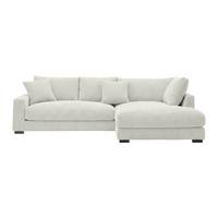 Ecksofa Pedro Beige - Beige/Schwarz, MODERN, Kunststoff/Textil (300/190cm) - Mömax