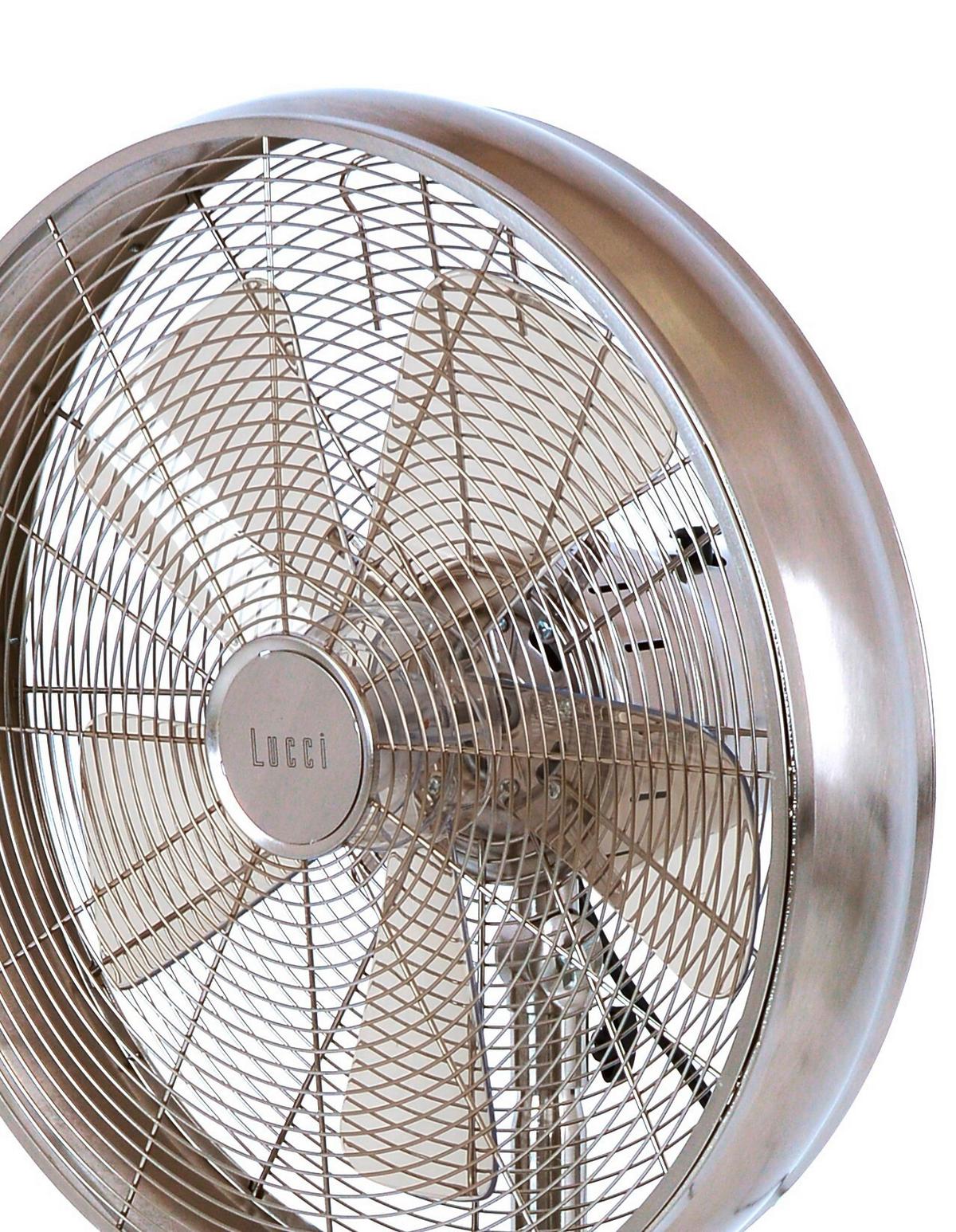 Standventilator Pedestal BC Chromfarben max. 50 Watt - Chromfarben, Basics, Metall (41/150/41cm)