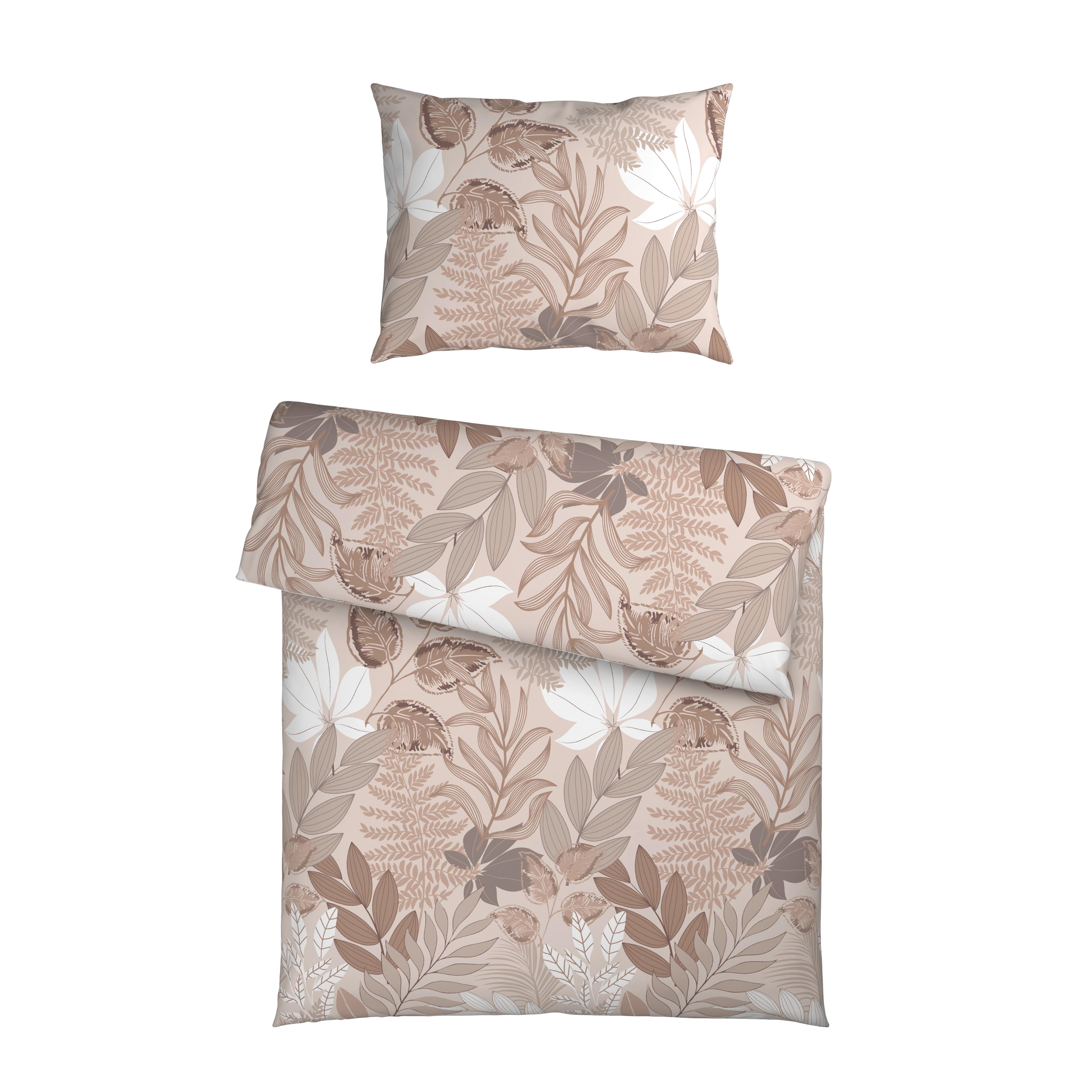 Ágyneműhuzat-garnitúra Ulli - bézs, textil (140/200cm) - Mömax