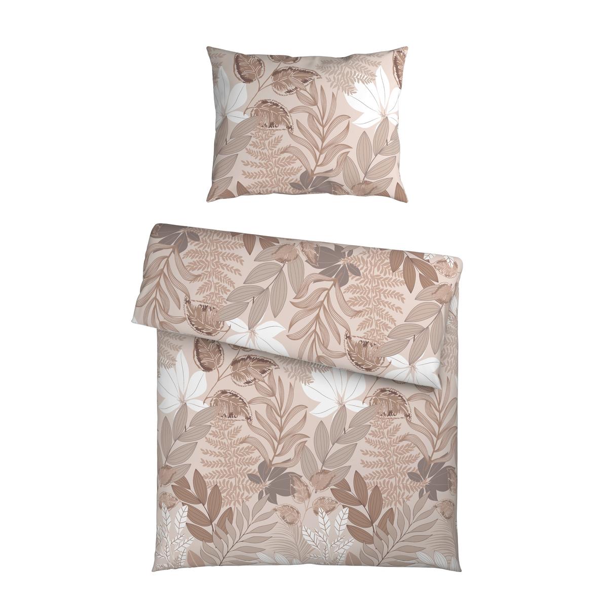 Ágyneműhuzat-garnitúra Ulli - bézs, textil (140/200cm) - Mömax