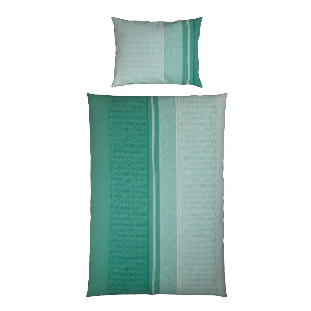 Bettwäsche Mathea Grün ca. 135x20cm - Grün, Textil (135/200cm) - Based