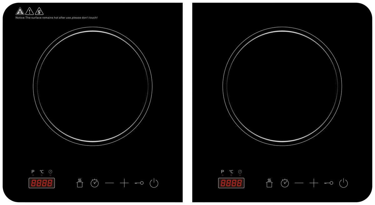 Indukciós Főzőlap Devin - fekete, Romantik / Landhaus, műanyag/Üveg (56/31/6,5cm) - Insido
