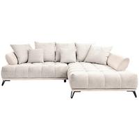 Ugaona Garnitura Largo N - bež/crna, Moderno, tekstil/metal (262/184cm) - Modern Living