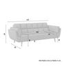 SCHLAFSOFA CORA - Braun/Naturfarben, MODERN, Holz/Textil (214/92/81cm) - Bessagi Home