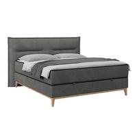 Pat box SMILE - antracit, Konventionell, lemn/metal (180/200cm) - Premium Living