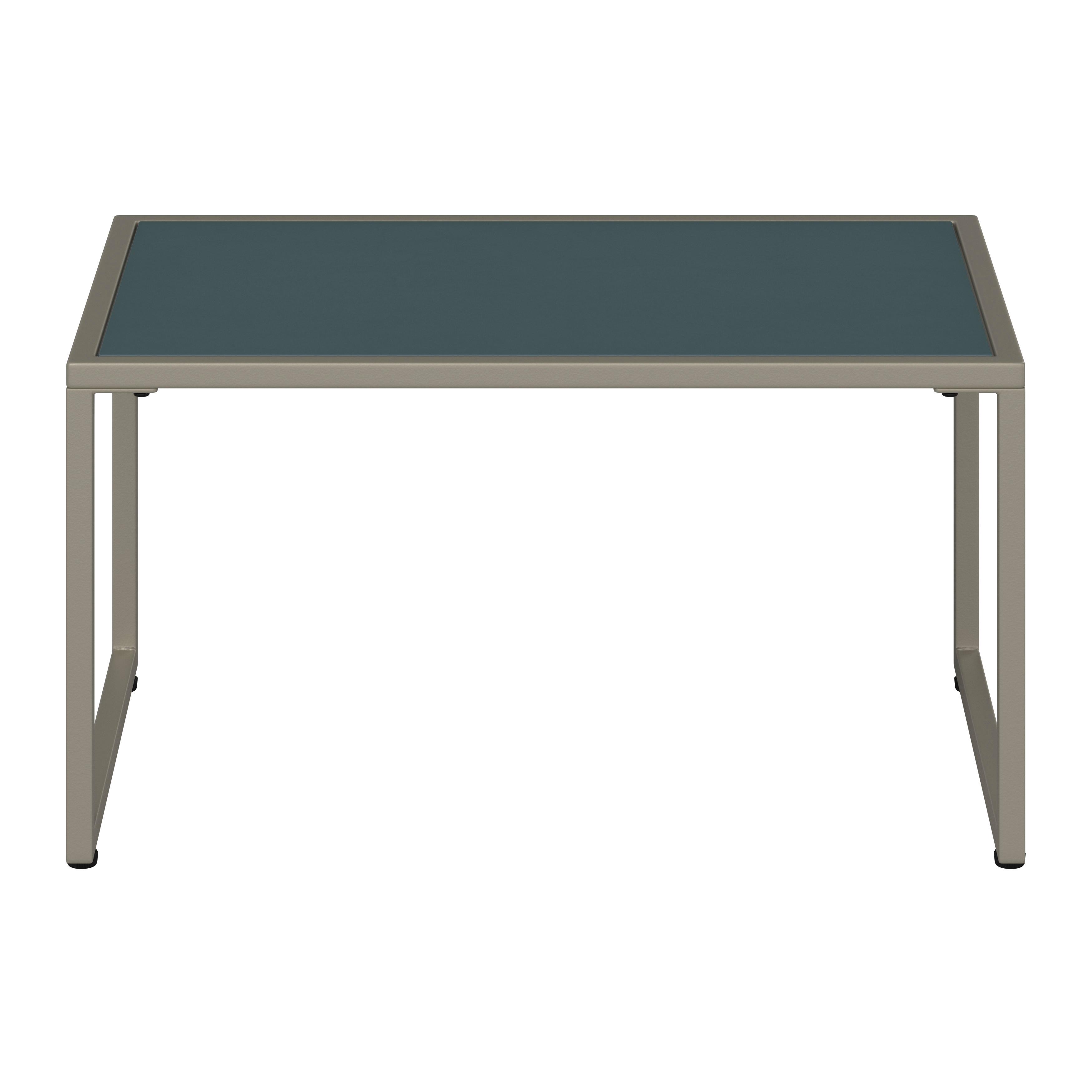 LOUNGEGRUPP LARA - grå/cremefärgad, Modern, metall/glas (114cm) - Bessagi Garden