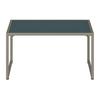 LOUNGEGRUPP LARA - grå/cremefärgad, Modern, metall/glas (114cm) - Bessagi Garden