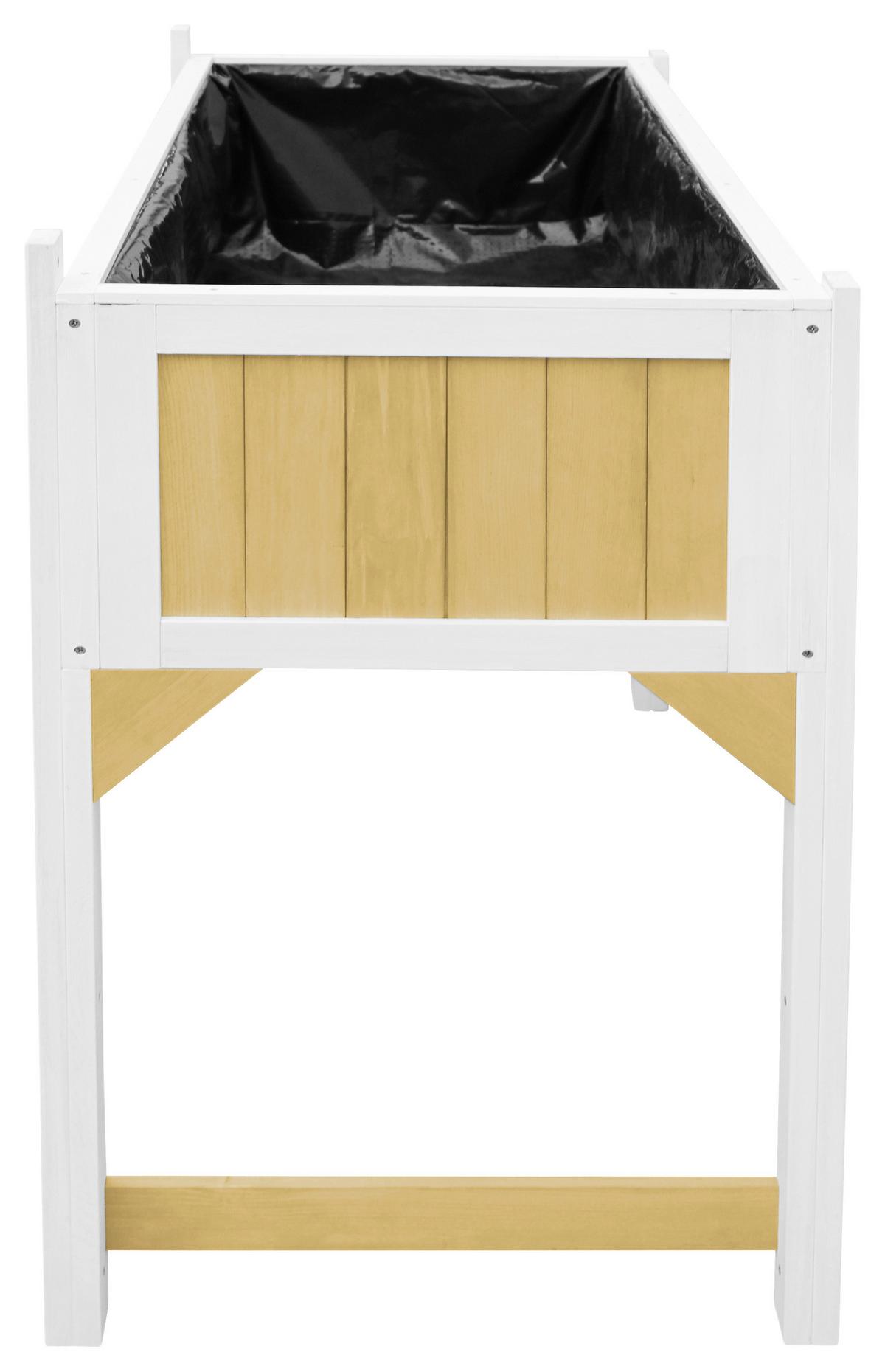 WYSOKA GRZĄDKA AXI HOCHBEET - czarny/biały, Konventionell, drewno (54/94/120cm)