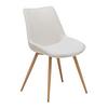 STOL LOU - beige/ekfärgad, Modern, metall/trä (52/84/60cm) - Mömax