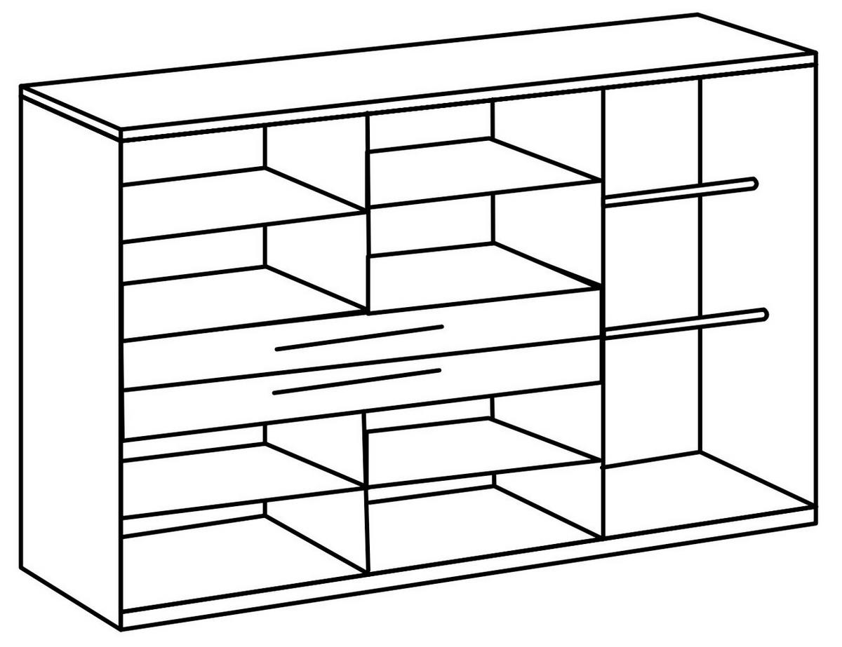 Ormar S Klasičnim Vratima Lumio - kašmir/hrast Artisan, Konvencionalno, drvni materijal (270/208/65cm) - Modern Living