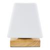 BORDSLAMPA HOLLY - naturfärgad, Modern, trä/glas (14/17,3cm) - Mömax