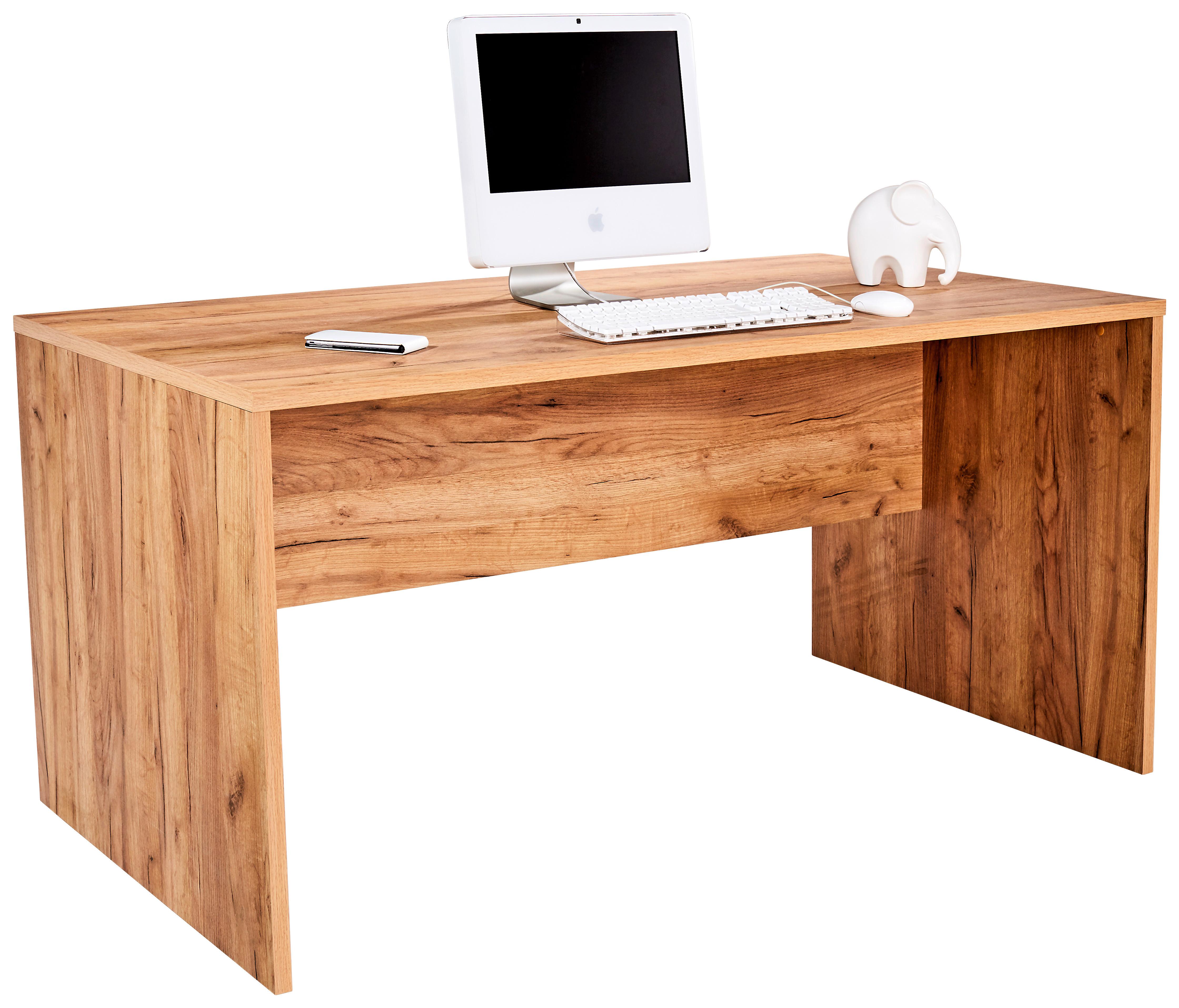 Radni Stol Profi - boje hrasta, Moderno, drvni materijal (160/76/80cm) - Modern Living