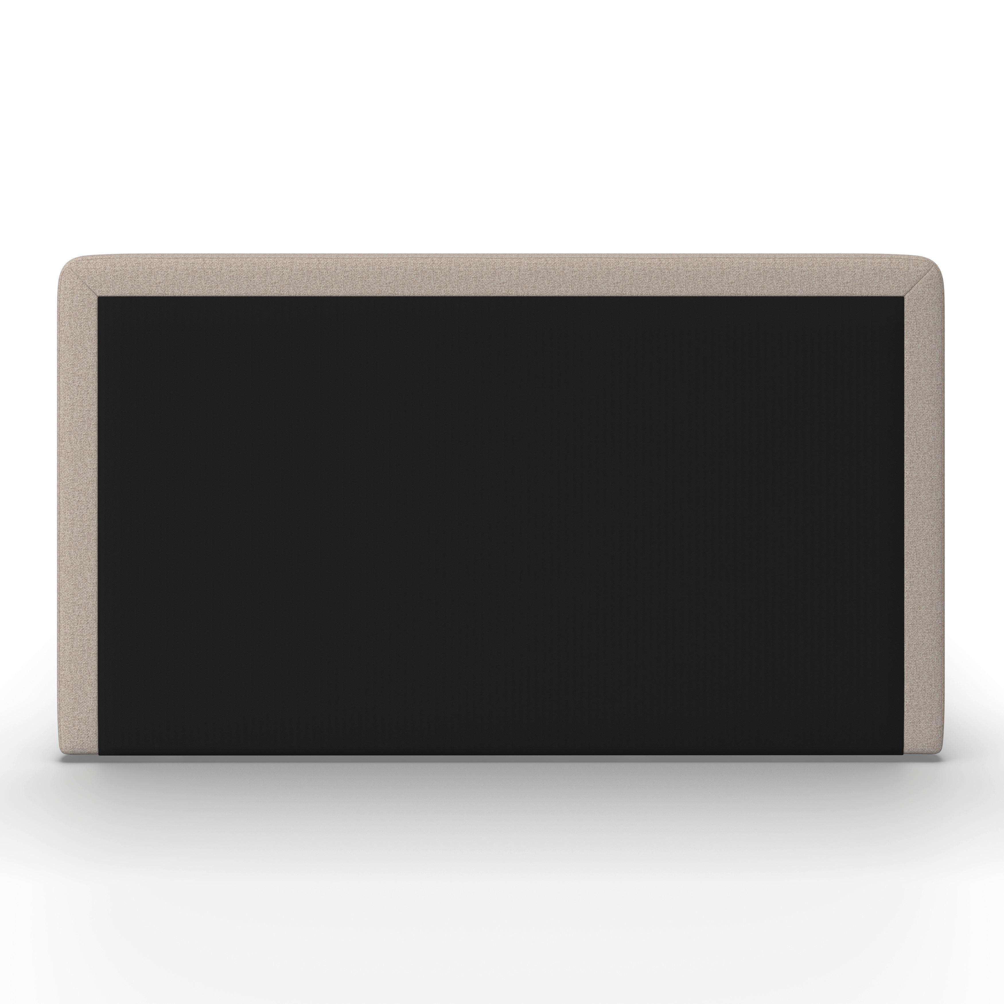 BOXSÄNG MARCO - svart/taupe, Modern, trä/textil (180/200cm) - Bessagi Home