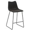 Barhocker My Solo ca. 49x 100 cm Schwarz - Schwarz, KONVENTIONELL, Textil/Metall (49/99/51cm) - Livetastic