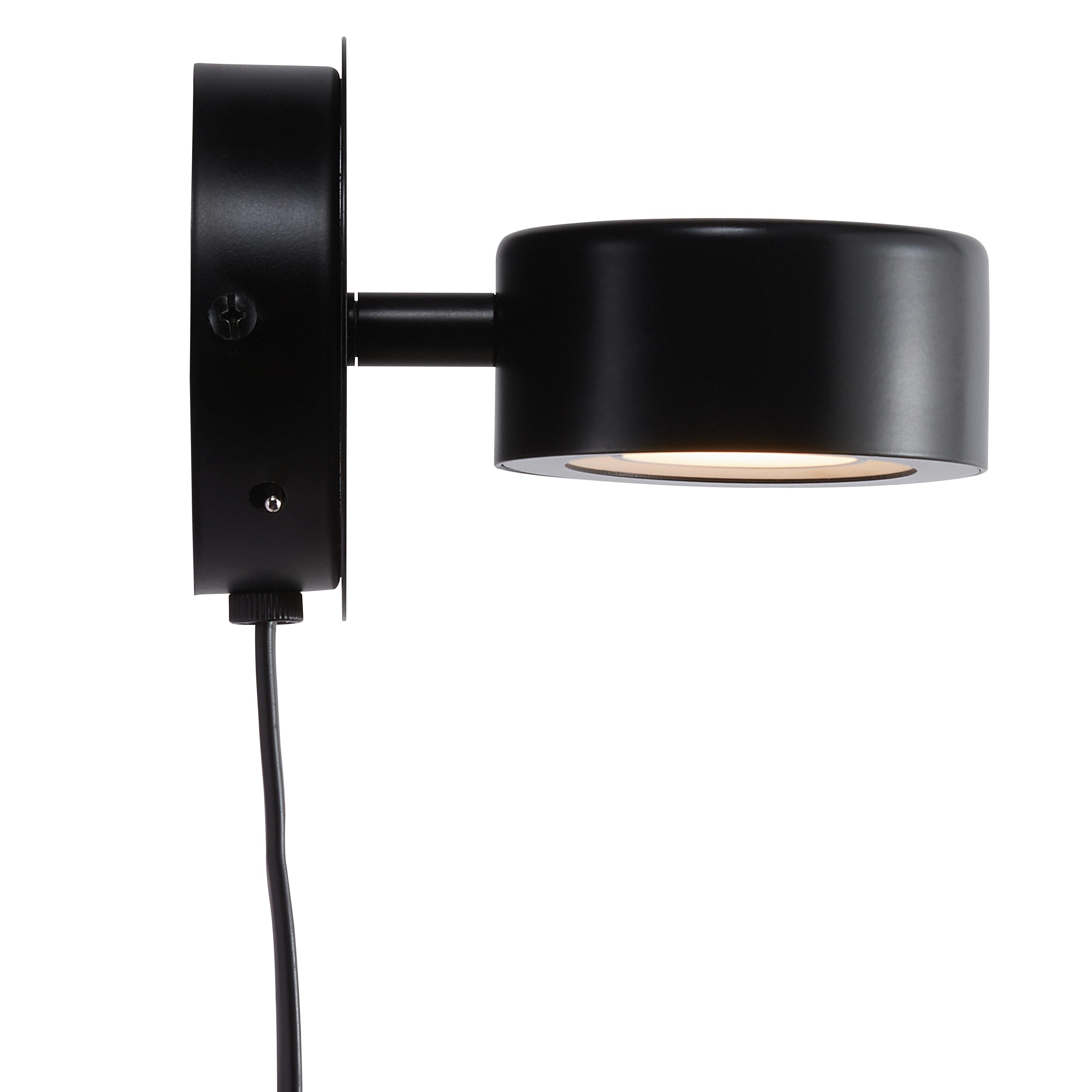 KINKIET 2010821003 CLYDE WALA - czarny, Design, metal (10/10cm) - Nordlux