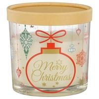 Svijeća Mirisna Christmas - bijela/ružičasta, Konvencionalno, staklo (9,5/11cm) - Modern Living