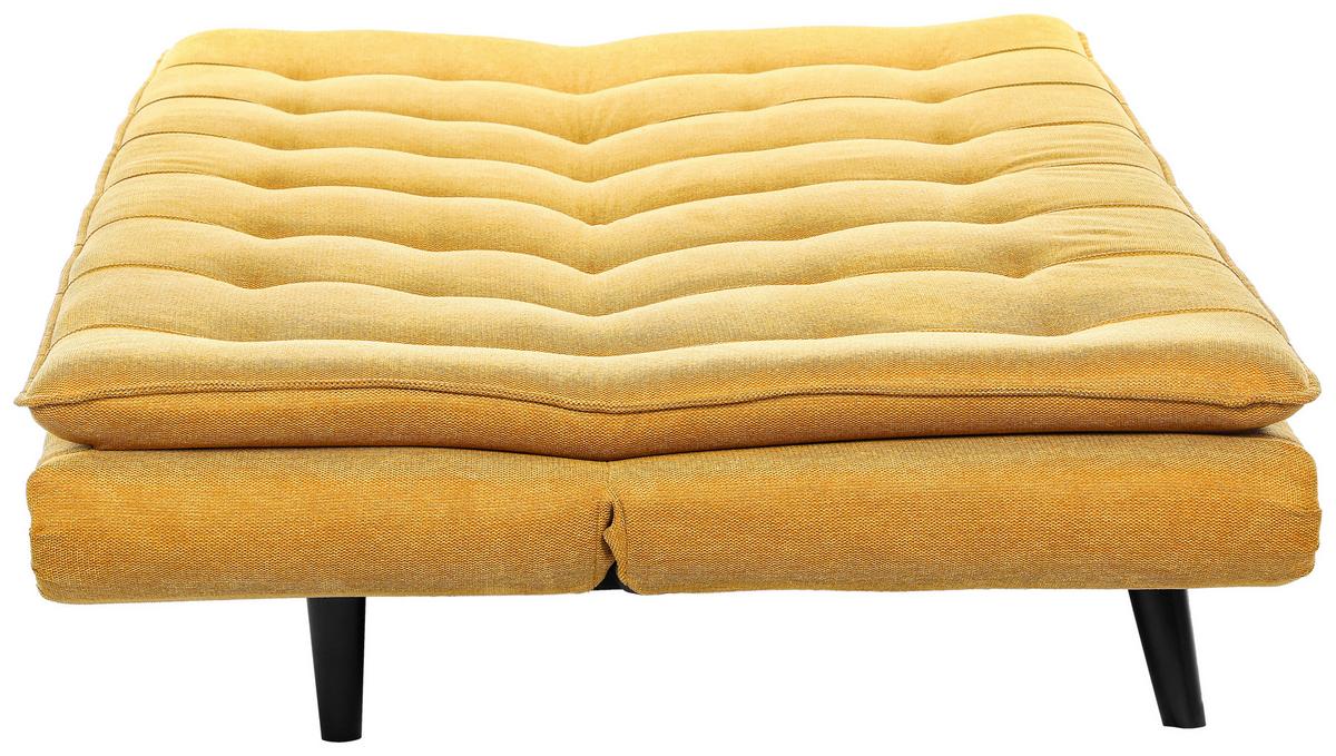 Kanapéágy Sun - sárga, Modern, textil/fa (190/83/93cm) - Mömax