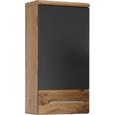 Oberschrank Eichefarben/Anthrazit - Chromfarben/Eichefarben, MODERN, Holzwerkstoff/Metall (35/70/21cm) - Premium Living Oberschrank Eichefarben/Anthrazit - Chromfarben/Eichefarben, MODERN, Holzwerkstoff/Metall (35/70/21cm) - Premium Living
