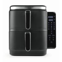 Heißluftfritteuse Kochwerk Schwarz max. 2800 Watt - Schwarz, MODERN, Kunststoff/Metall (38,7/30,3/31,9cm)
