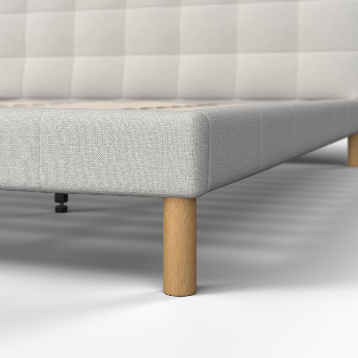 Oblazinjena Postelja Mara - naravne barve/bež, Moderno, kovina/tekstil (180/200cm) - Bessagi Home