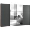 Ormar S Kliznim Vratima Level 36 A - boje grafita/boje hrasta, Moderno, drvni materijal/metal (350/236/65cm) - Modern Living