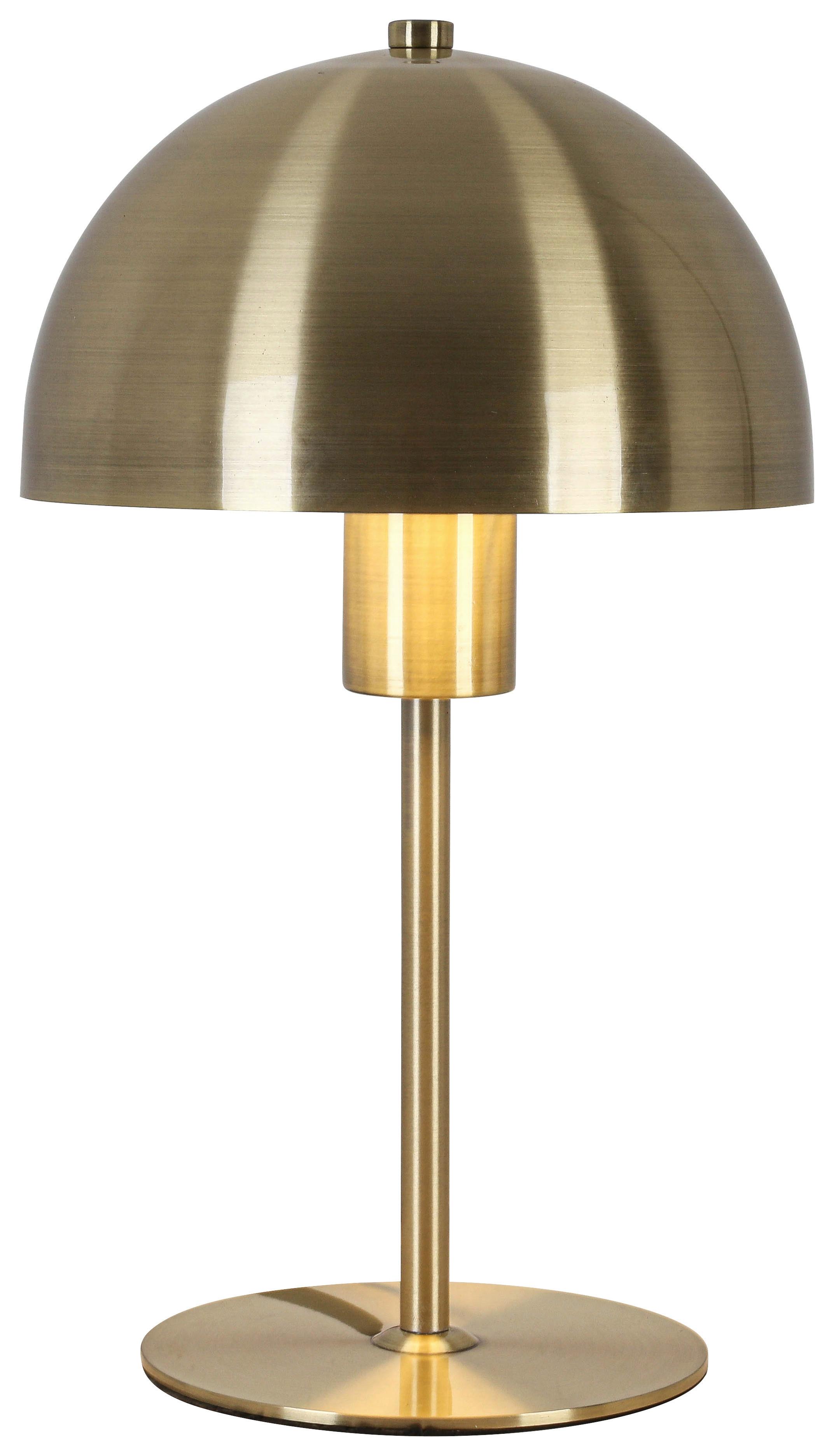 BORDSLAMPA MUSCH - mässingsfärgad/svart, Modern, metall/plast (18/18/30cm) - Mömax