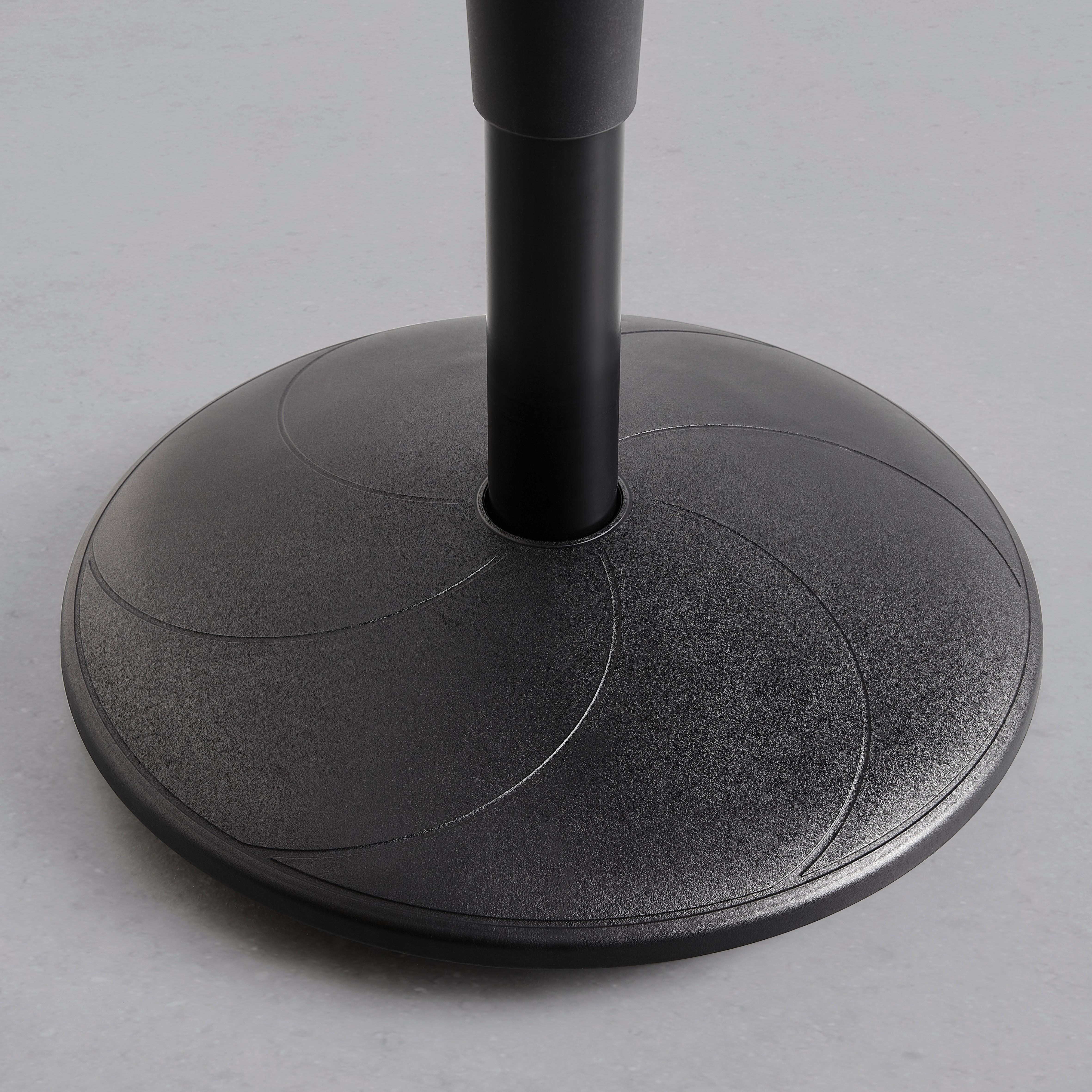 KONTORSPALL SPIN -EXKLUSIV- - svart, Design, metall/textil (37/55,5-73,5/39cm) - Mömax