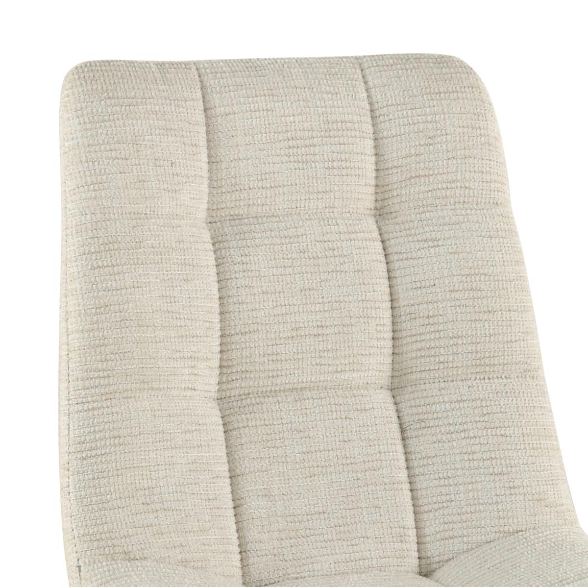 Stol Lech, Bež - črna/bež, Konvencionalno, kovina/tekstil (45/88/55cm)