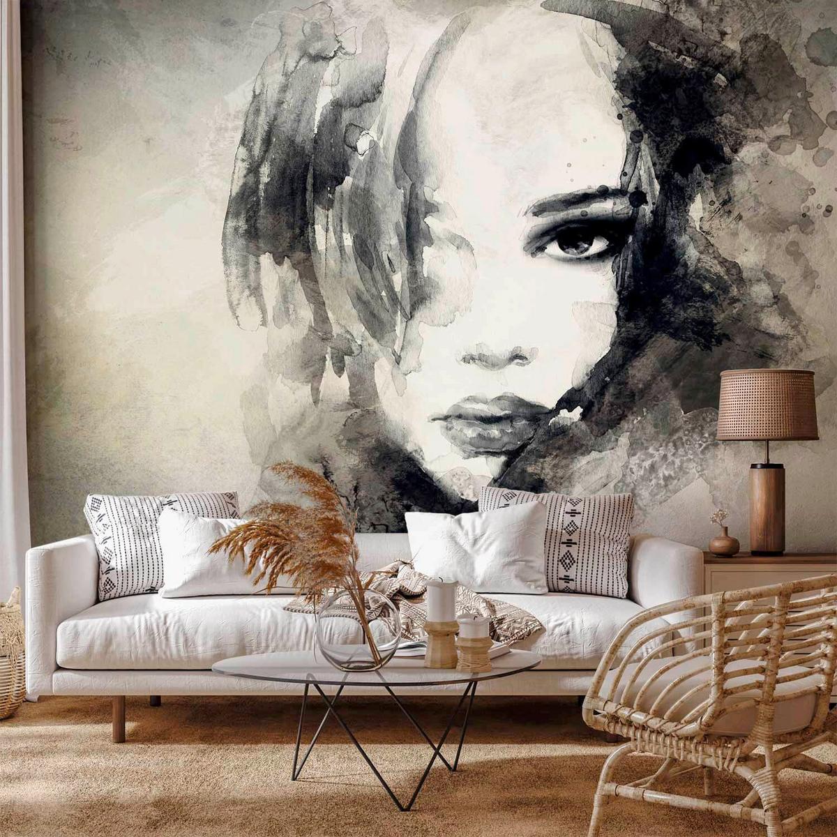 Fototapete Hde Grau/Beige - Beige/Grau, LIFESTYLE, Textil (400/280cm) - artgeist