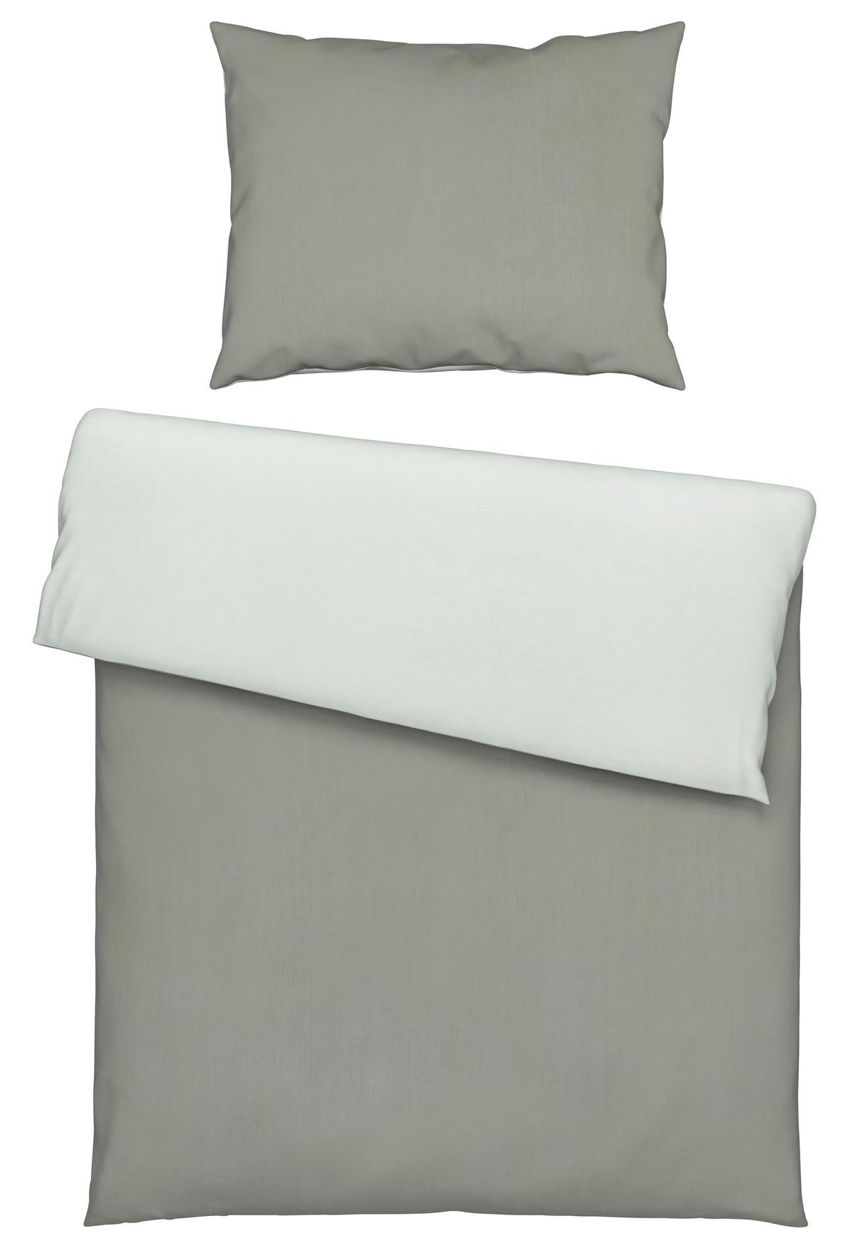 Bettwäsche Annika in Hellgrün ca. 140x200cm - Hellgrün/Grün, Textil (140/200cm) - Modern Living