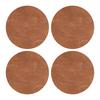 Set Podstavkov Levi - rjava, Moderno, umetna masa (10cm) - Gourmesto