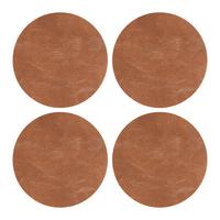 Set Podstavkov Levi - rjava, Moderno, umetna masa (10cm) - Gourmesto