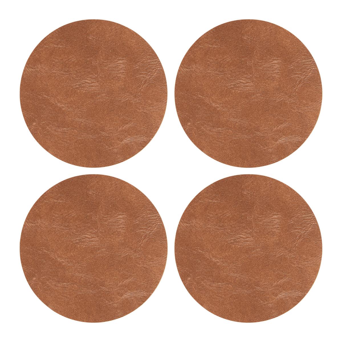 Set Podstavkov Levi - rjava, Moderno, umetna masa (10cm) - Gourmesto