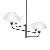 PENDELLEUCHTE MEMORY - Schwarz, Modern, Glas/Metall (90,6/76/57,5cm) - MAYTONI