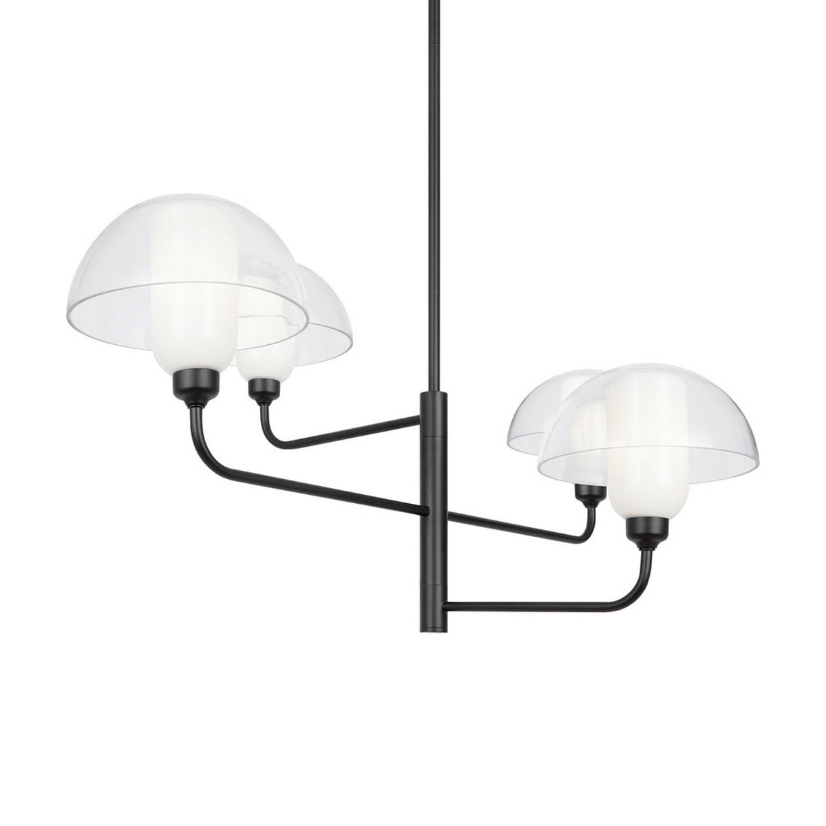 PENDELLEUCHTE MEMORY - Schwarz, Modern, Glas/Metall (90,6/76/57,5cm) - MAYTONI