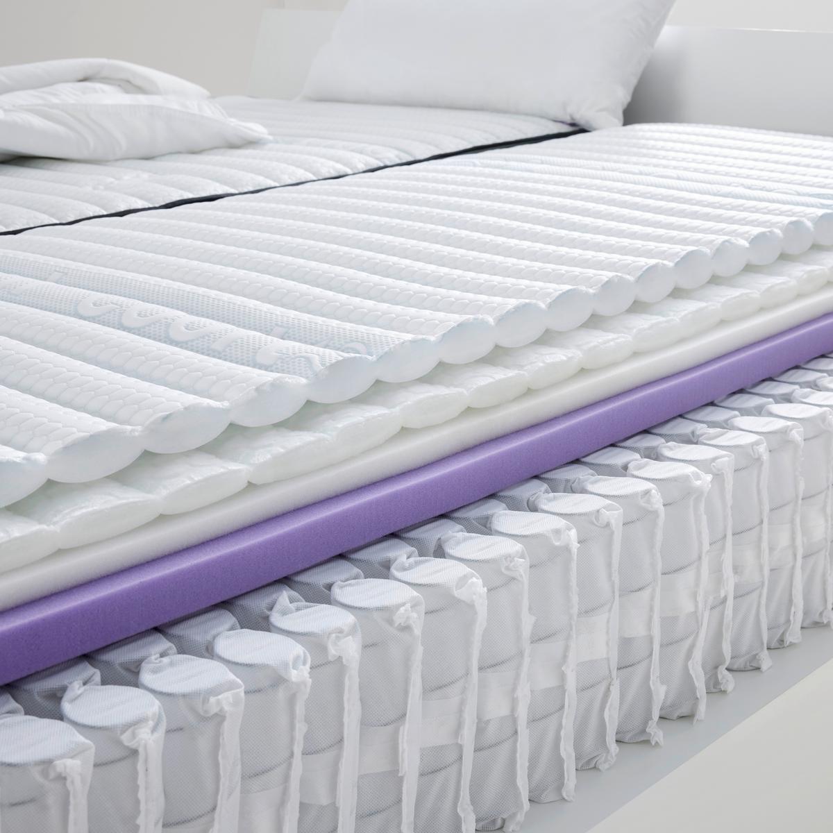 Taschenfederkernmatratze Thermo Adapt H4 ca. 90x200cm - Weiß, Textil (90/200cm) - Premium Living