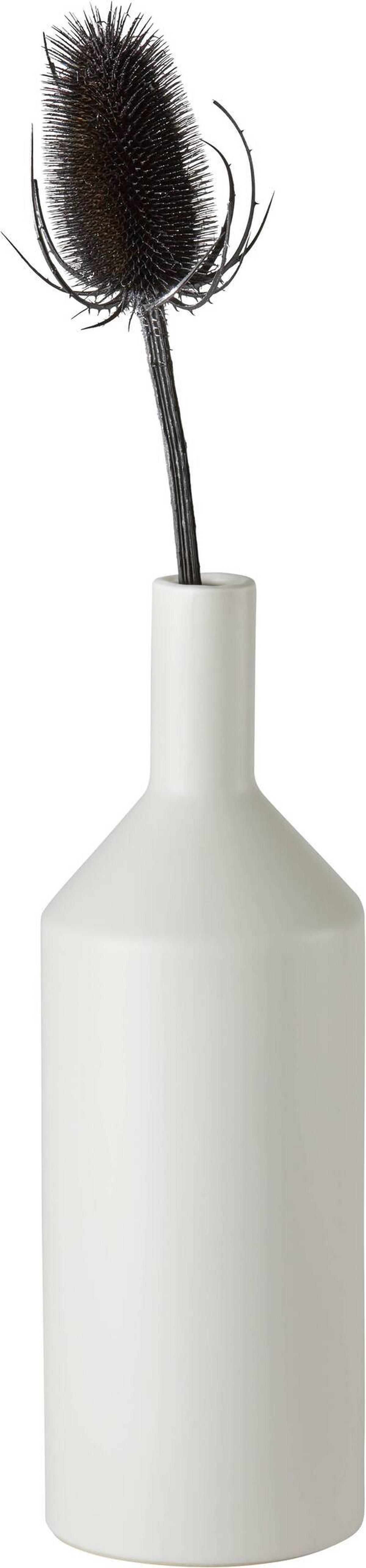 Vase Isabella in Weiss - Weiss, Basics, Keramik (11/30cm) - Modern Living