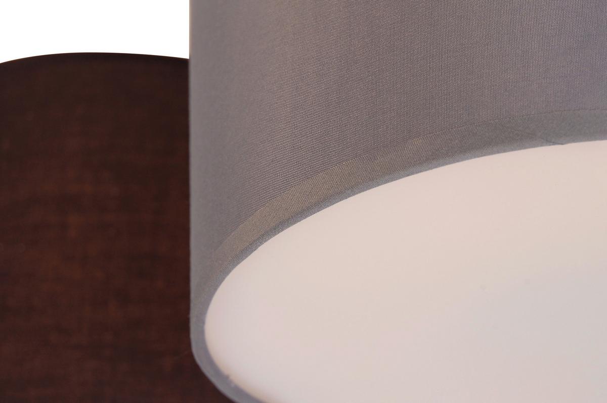 LAMPA SUFITOWA BASE - biały/szary, Trend, tworzywo sztuczne/metal (61/25,5cm) - Novel