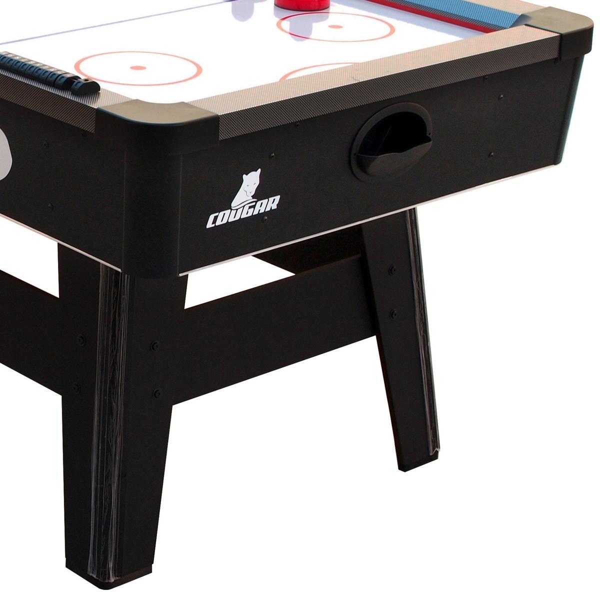 Airhockeytisch Hattrick Hero - Rot/Schwarz, Basics, Holz (97/81/183cm) - Ambia Garden
