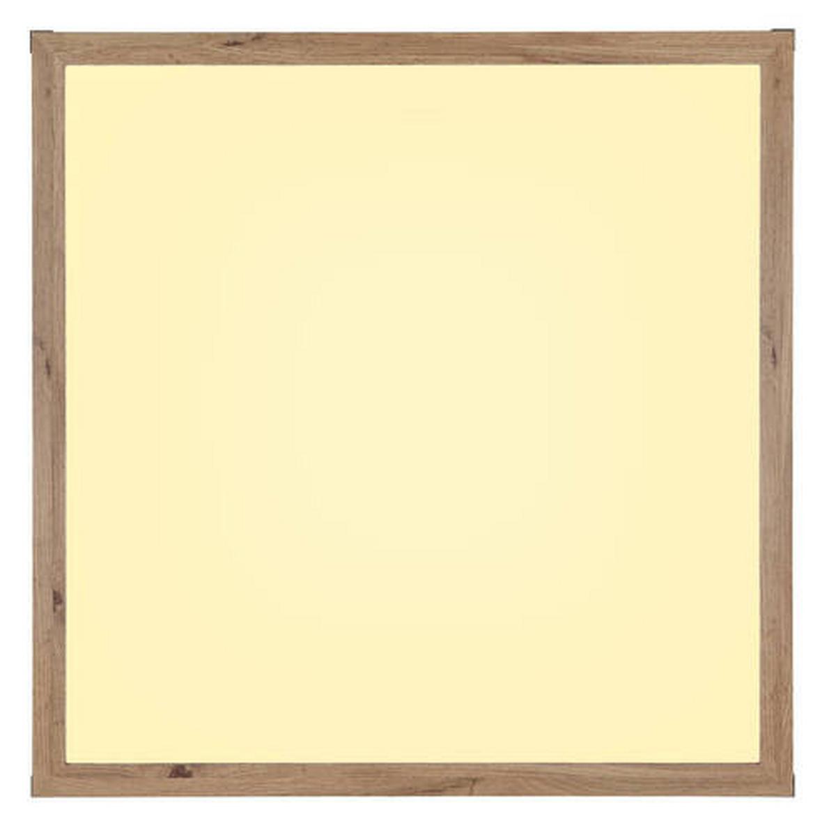 Stropna Led-svetilka Carla, S Sijalko - črna/bela, Natur, kovina/umetna masa (60/60/7,5cm) - Globo