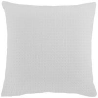 Zierkissen Nora in Weiss ca. 45x45cm - Weiss, Romantik / Landhaus (45/45cm) - Modern Living