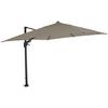 AMPELSCHIRM T50071 - Taupe/Anthrazit, MODERN, Textil/Metall (300/300cm) - Siena Garden