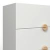 ÉTAGÈRE POUR ENFANTS ENNY - couleur hêtre/blanc, MODERN, matériau en bois/bois (118/95/39cm) - Bessagi Kids