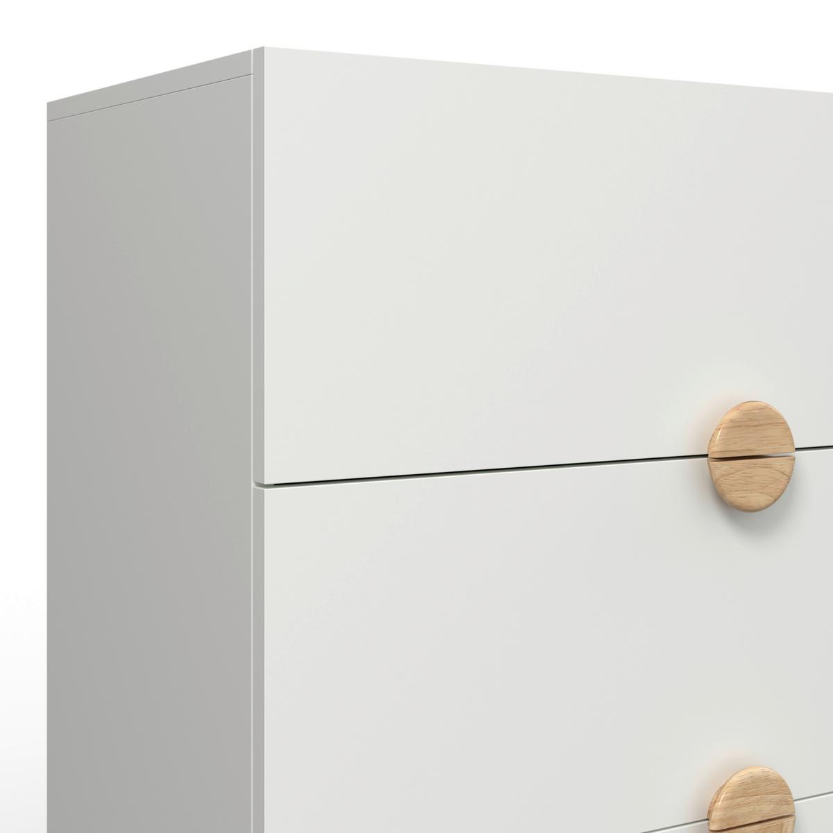 Kinderregal Enny Weiß/Buchefarben - Buchefarben/Weiß, MODERN, Holz/Holzwerkstoff (118/95/39cm) - Bessagi Kids