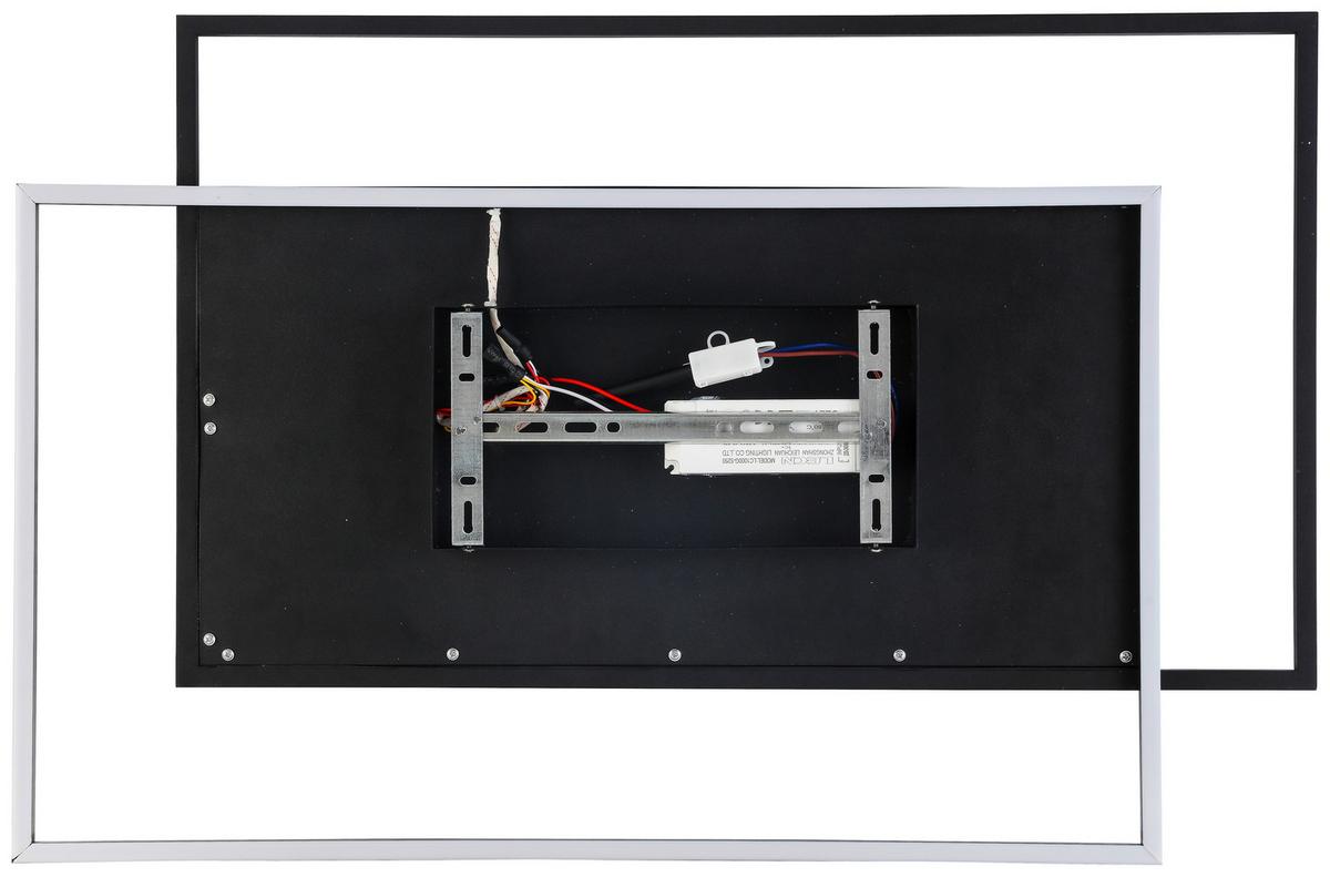 PANEL LED CONNY - czarny, Trend, tworzywo sztuczne/metal (80,8/52,8/6cm) - Novel