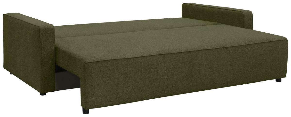 Canapea extensibila NICOLE - măsliniu, Modern, textil (232/90/100cm) - Modern Living