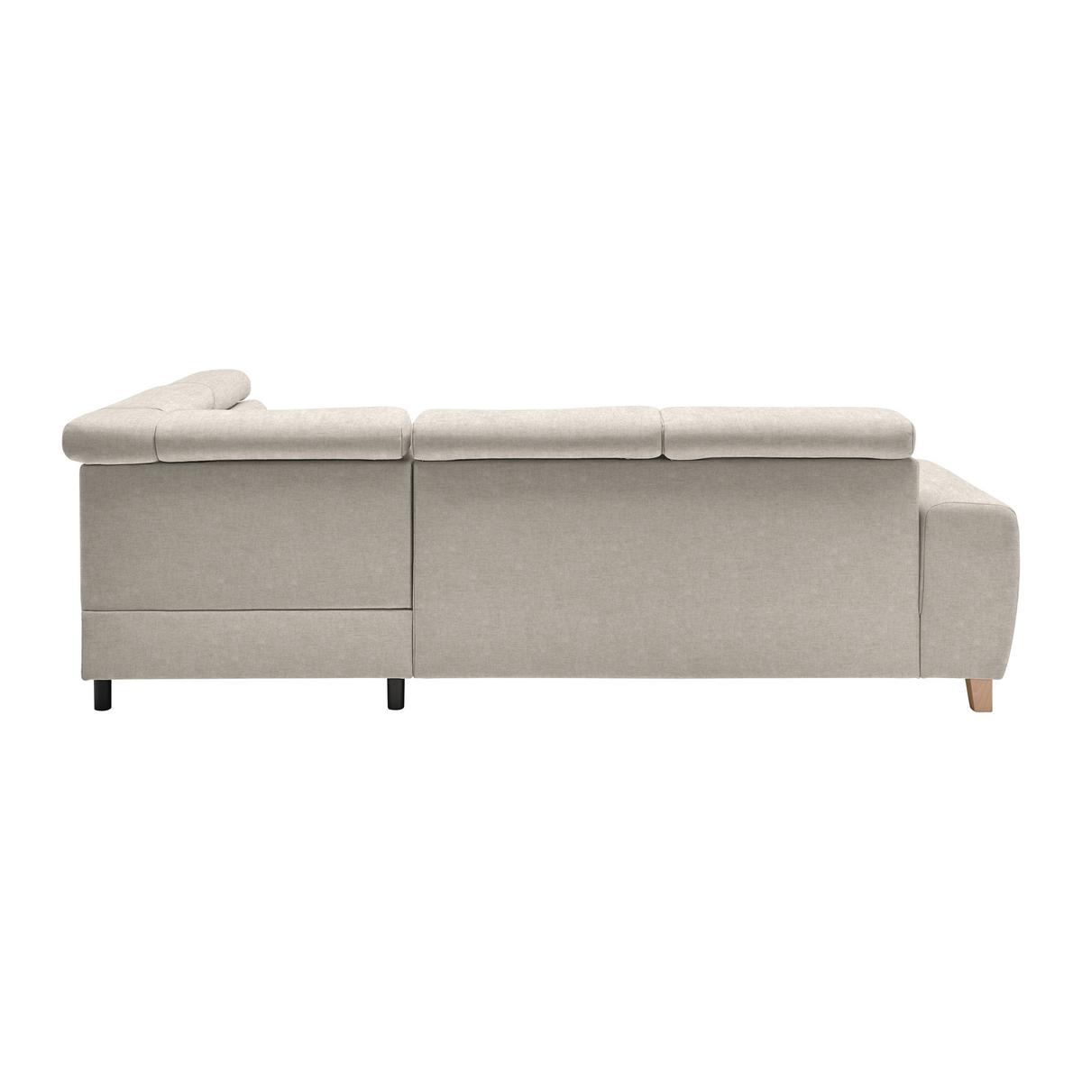 Ecksofa Lugo Greige - Greige, MODERN, Holz/Kunststoff (266/98/205cm) - Mömax