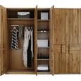 Drehtürenschrank in Wildeiche - Eichefarben, KONVENTIONELL, Holz/Holzwerkstoff (256/223/63cm) - Premium Living Drehtürenschrank in Wildeiche - Eichefarben, KONVENTIONELL, Holz/Holzwerkstoff (256/223/63cm) - Premium Living