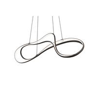 LAMPA WISZĄCA LED 344310132 NALA - czarny, Design, metal (113/24/150cm) - Trio Leuchten